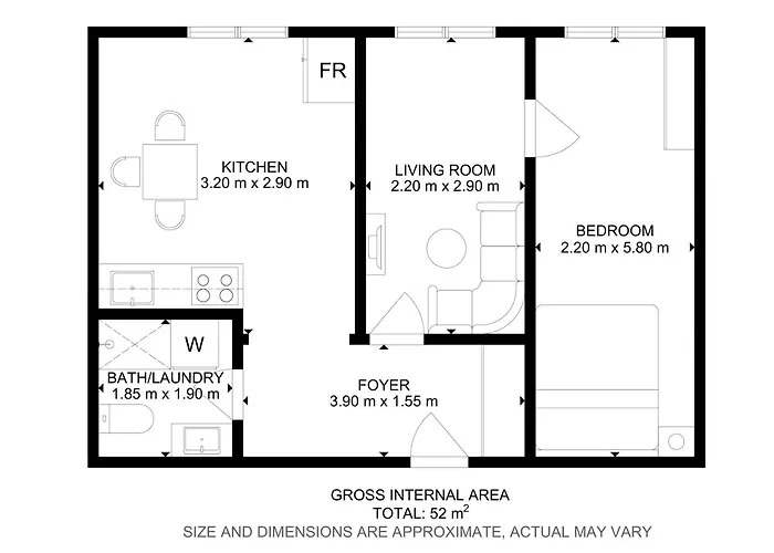 Apartment 1br On The Beautiful Street In Center Ljubljana